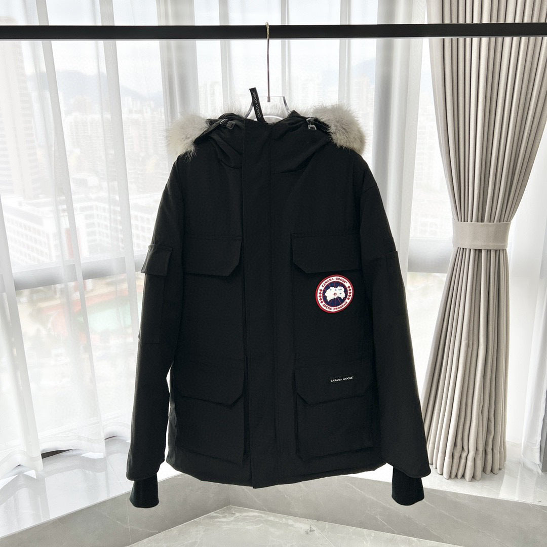 Midnight Black Arctic Parka – Society Winter Essential