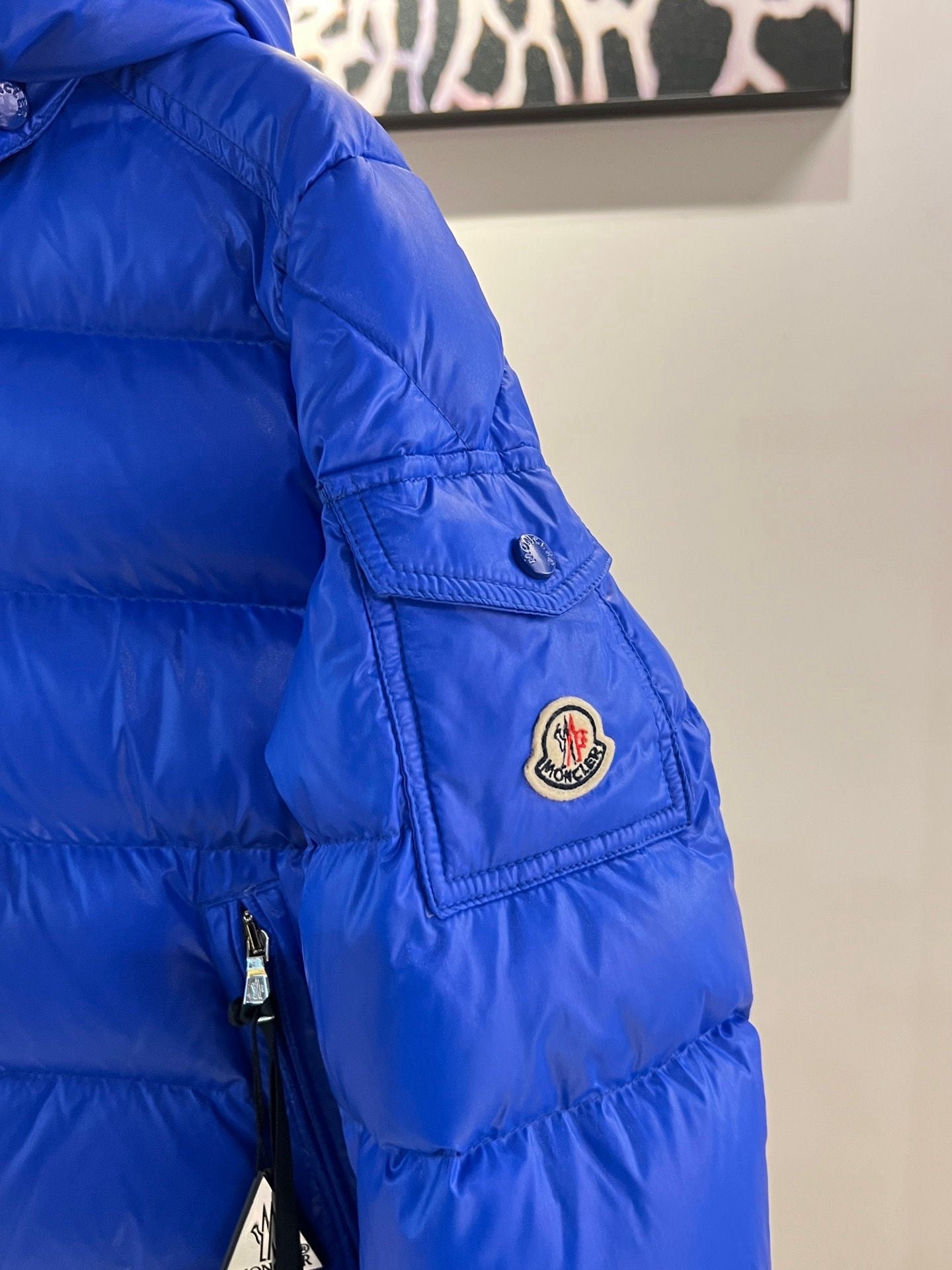 Royal Frost Puffer Jacket – Electric Blue