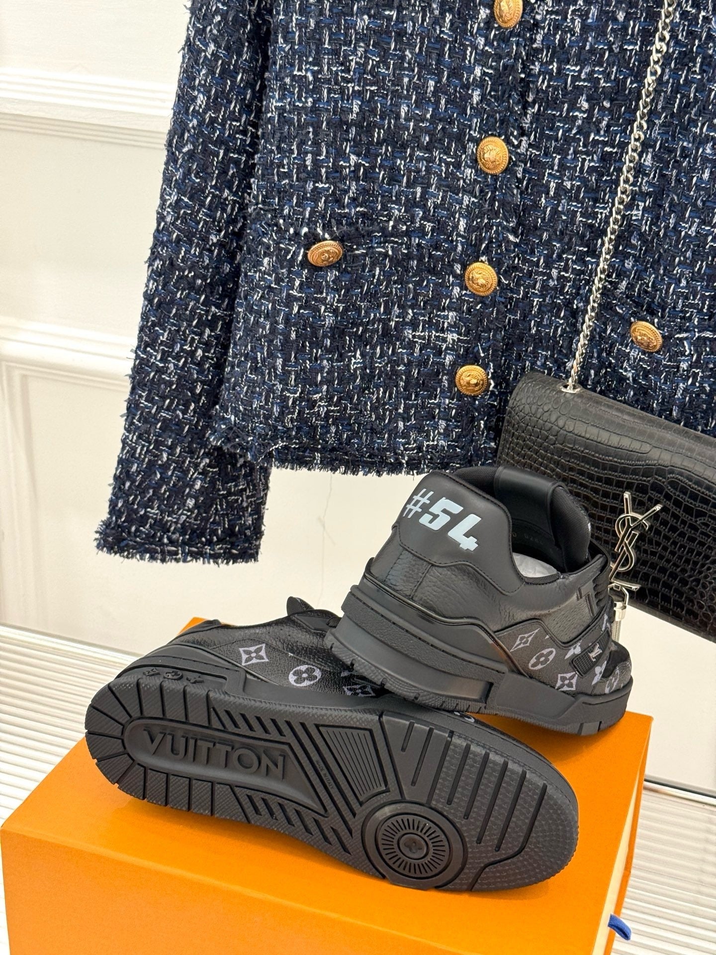 Triple Black Monogram Edition – Luxury Designer Sneakers