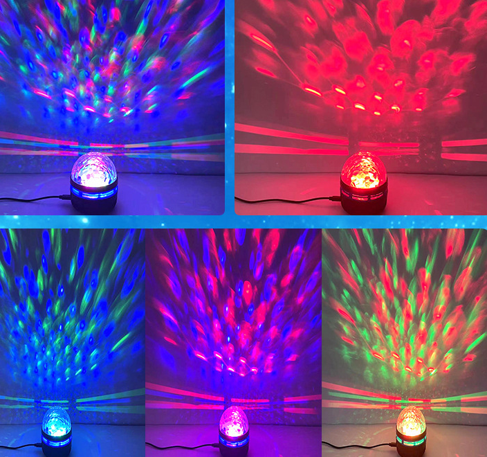 Fantasy Northern Lights Projection Star Light Water Wave Lamp