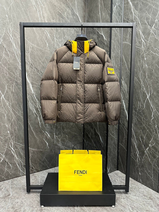 Mocha Yellow Luxury Down Parka – Society Edition