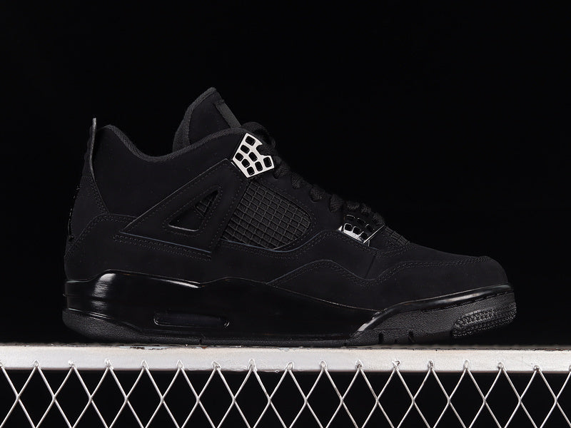 Air Jordan 4 “Black Cat” – Triple Black Premium Sneaker