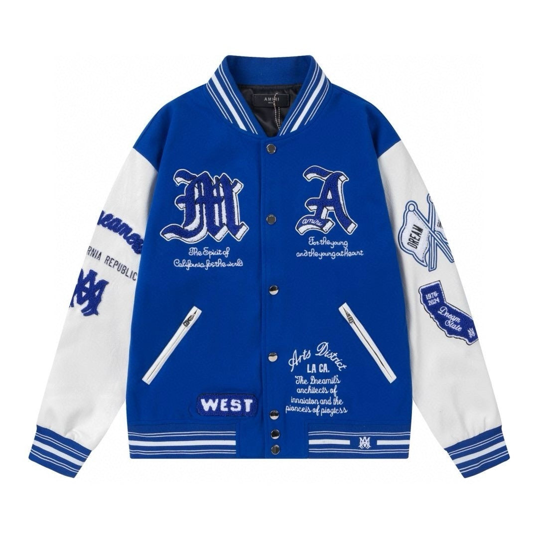 Royal Blue Varsity Jacket – Society Drip Exclusive