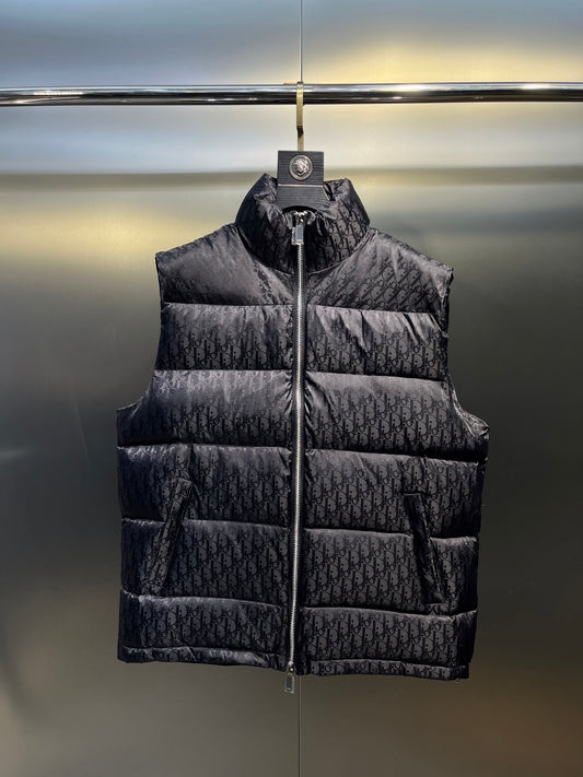 Shadow Monogram Puffer Gilet – Night Edition