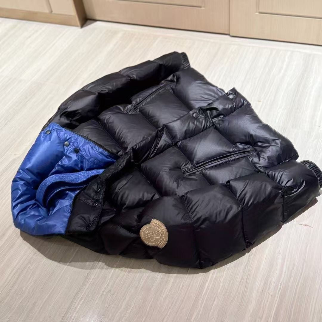 Nightfall Down Puffer – Black & Blue Inner