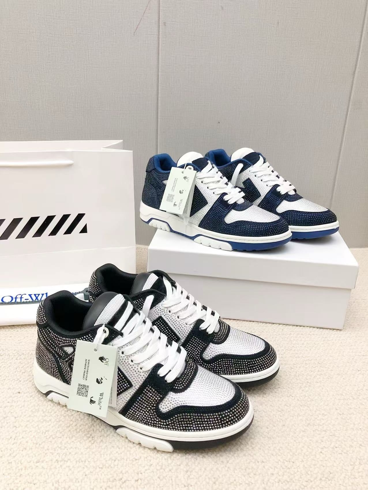 Off-White Out of Office “Swarovski Edition” – Luxury Crystal Sneakers