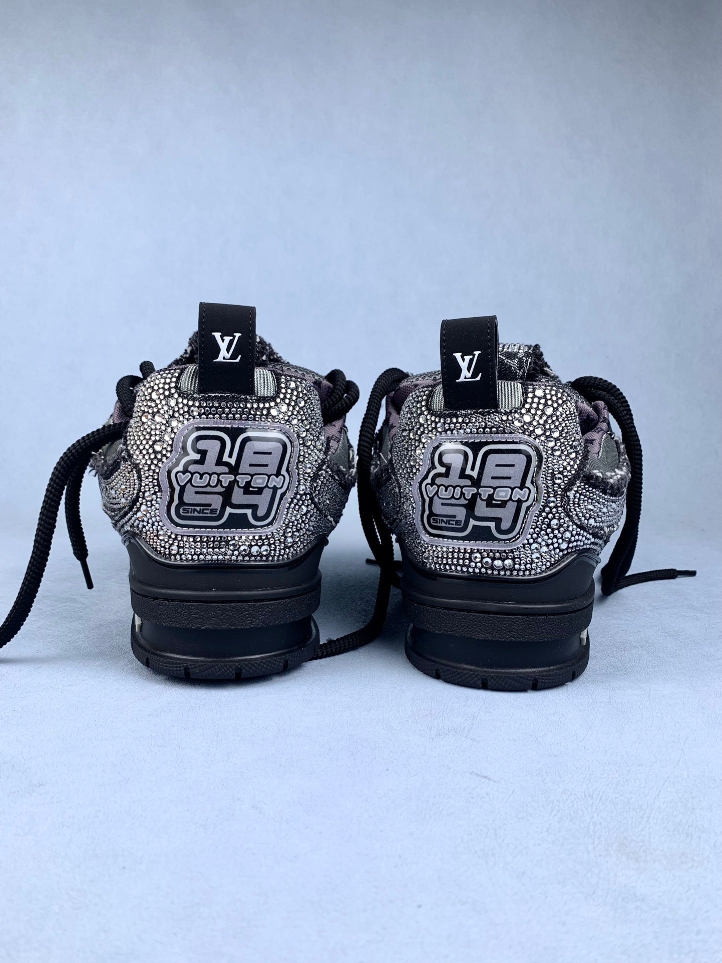 Black Python Lace Edition – Luxury Streetwear Sneakers