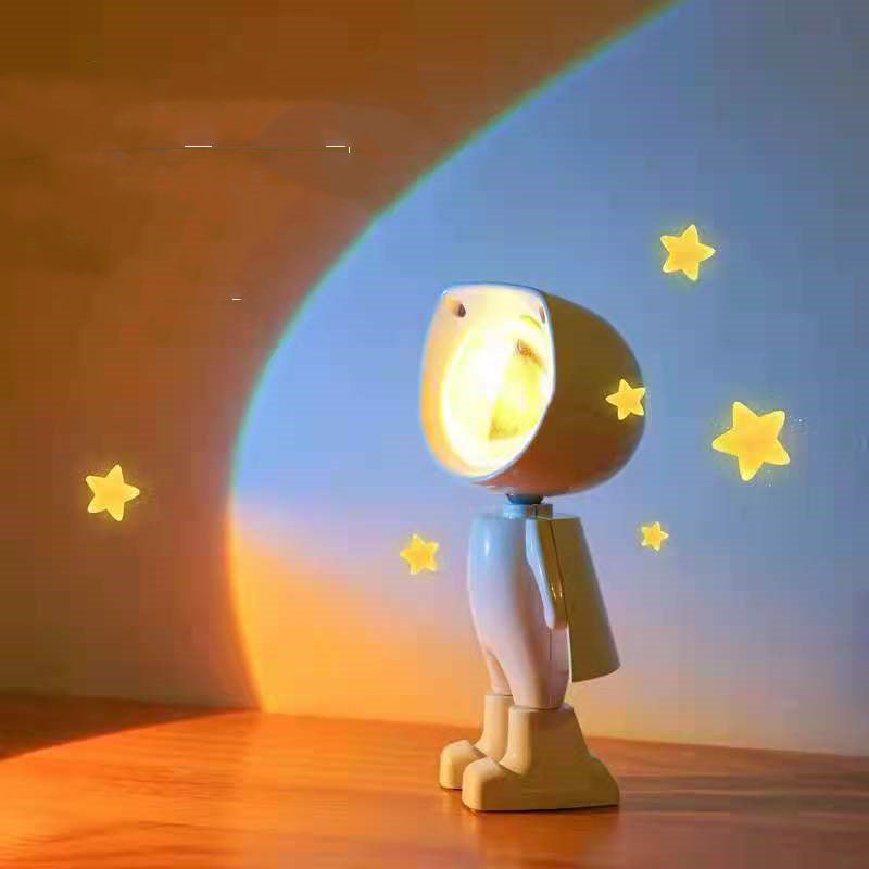 Astronaut Sunset Lights Sunset Lights Atmosphere