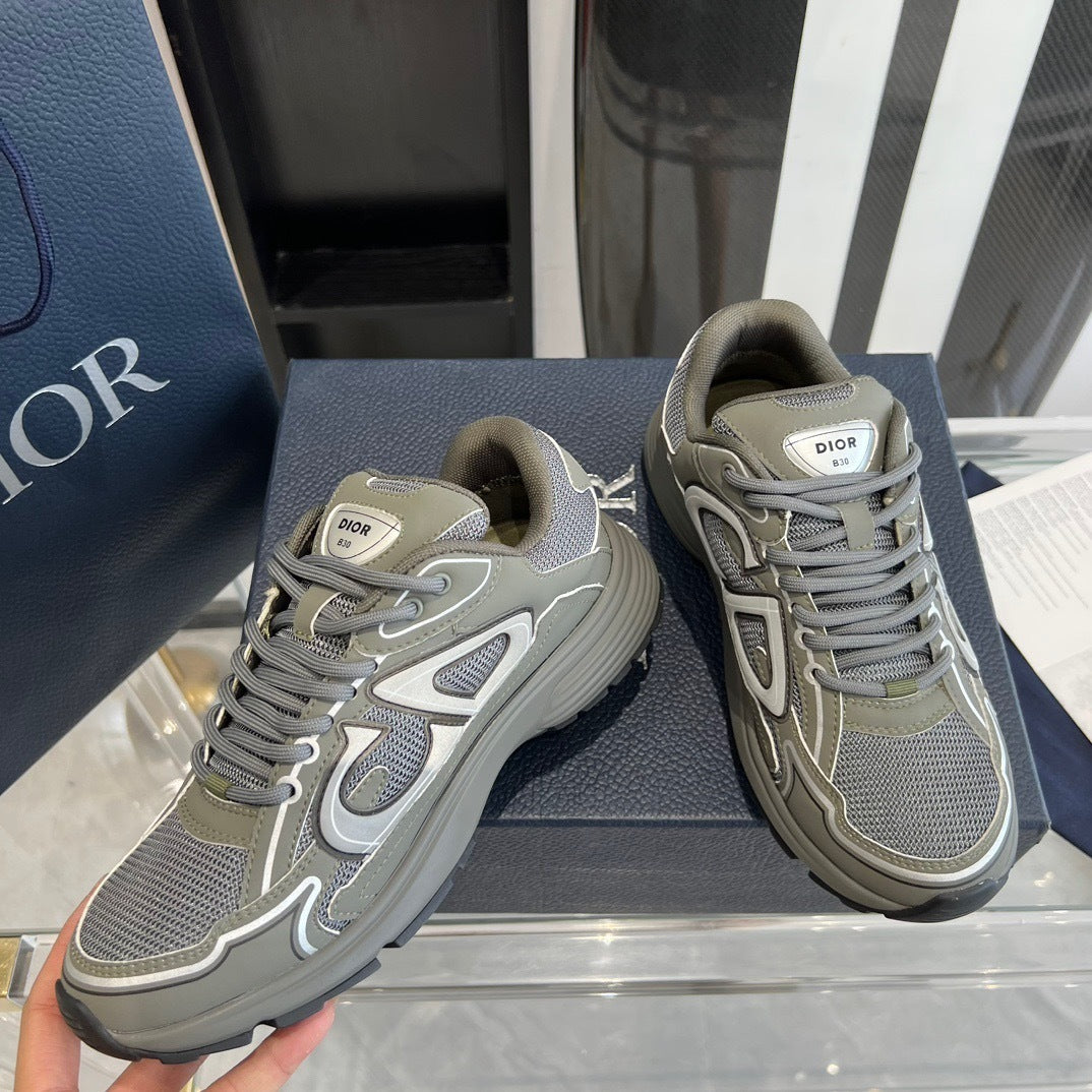 Grey Luxury B30 Sneakers