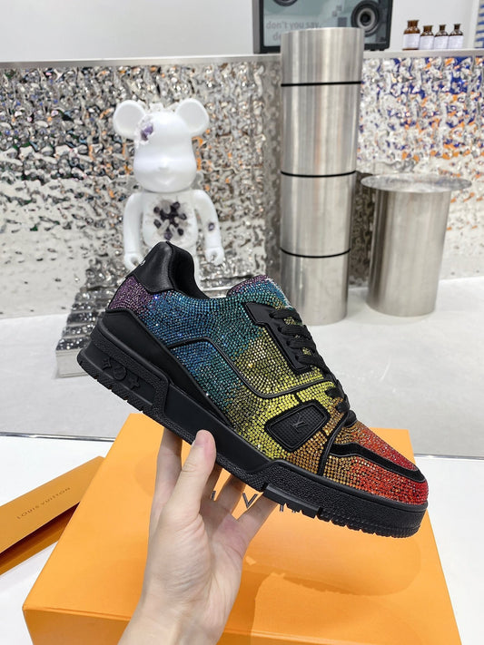 Rainbow Swarovski Edition – Luxury Designer Sneakers