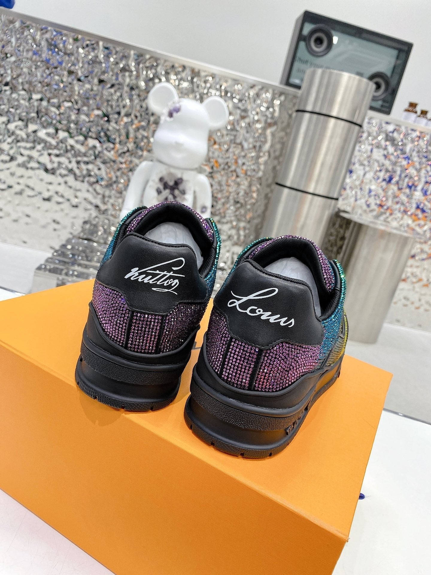 Rainbow Swarovski Edition – Luxury Designer Sneakers