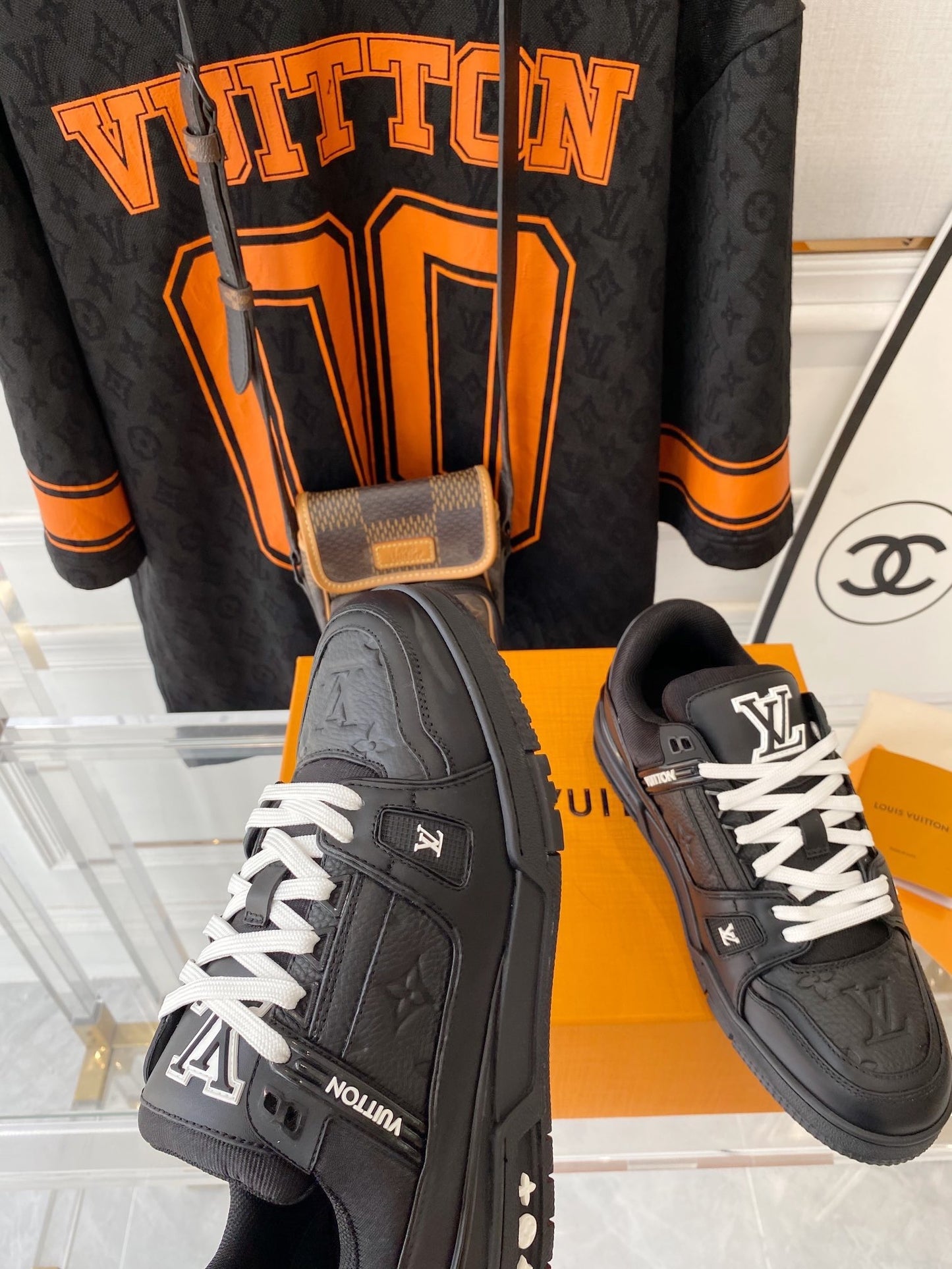 Triple Black Monogram Edition – Luxury Designer Sneakers