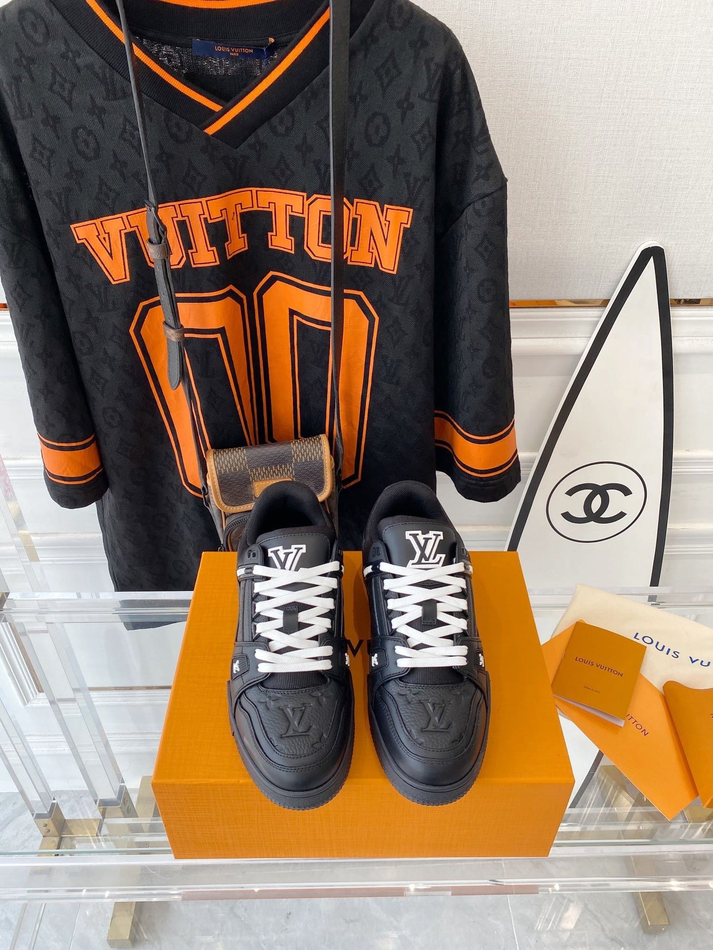 Triple Black Monogram Edition – Luxury Designer Sneakers