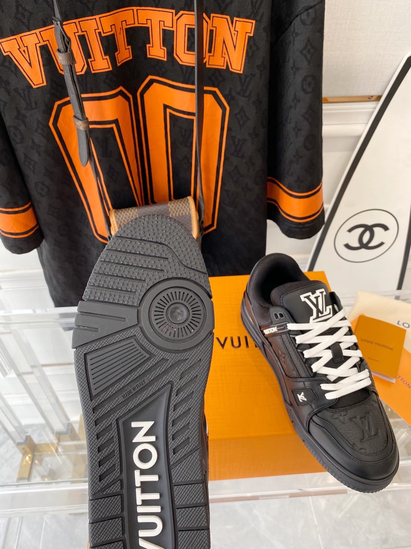 Triple Black Monogram Edition – Luxury Designer Sneakers